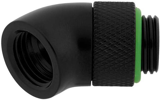 Corsair Hydro X Series, 45° Adapter drehbar Doppelpack (Standard-G1/4"-Gewinde (BSPP) Messing Gefert