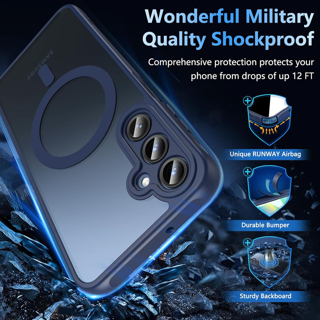 OWKEY für Samsung Galaxy A16 5G Hülle, Magnetisch Samsung A16 4G/5G Handyhülle für MagSafe mit Schut