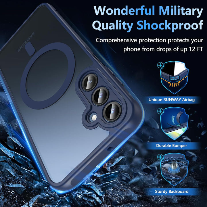 OWKEY für Samsung Galaxy A16 5G Hülle, Magnetisch Samsung A16 4G/5G Handyhülle für MagSafe mit Schut