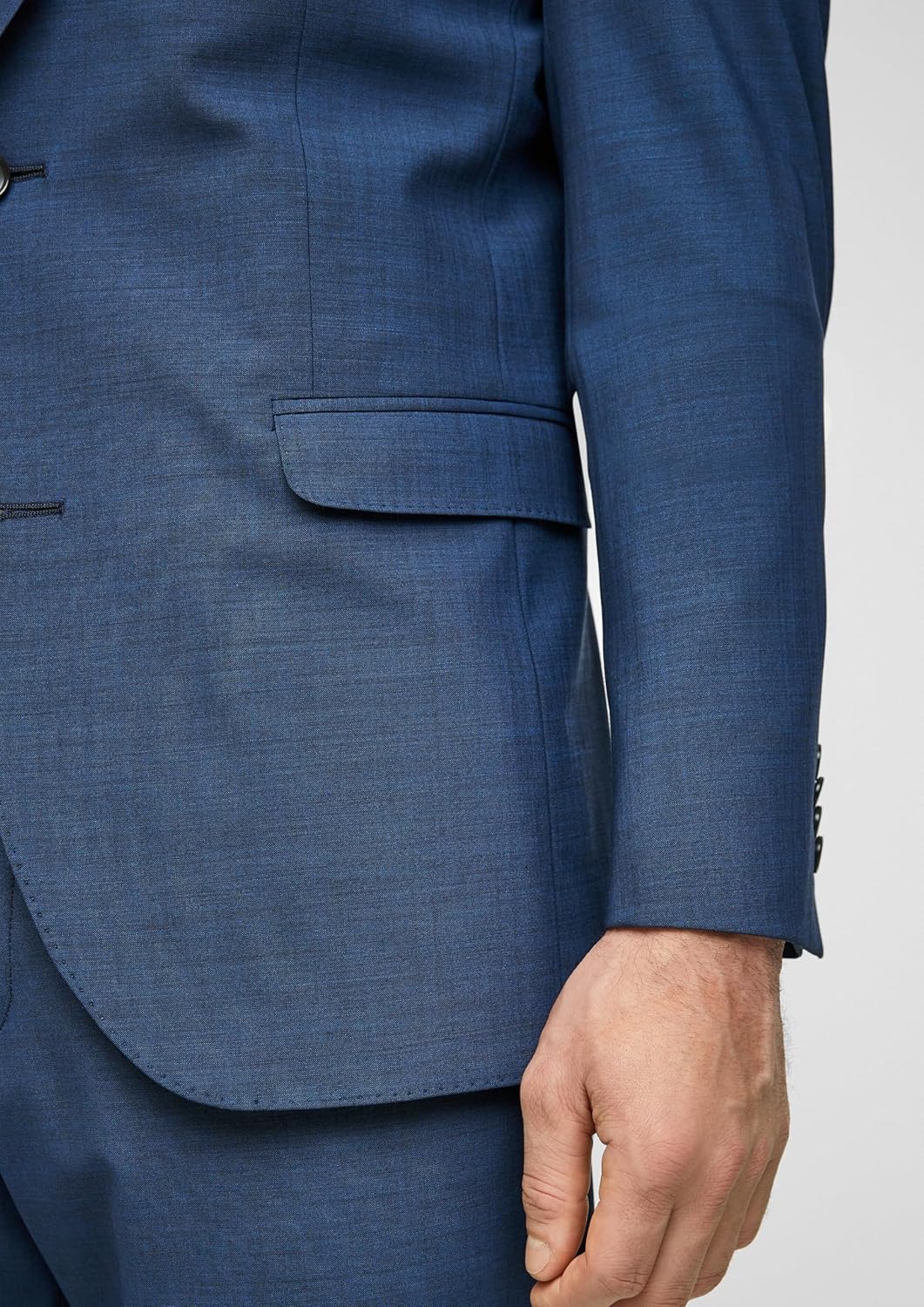 s.Oliver BLACK LABEL Herren Business-Anzug Jacke 160.11.899.15.153.2053723 94 Blau, 94 Blau