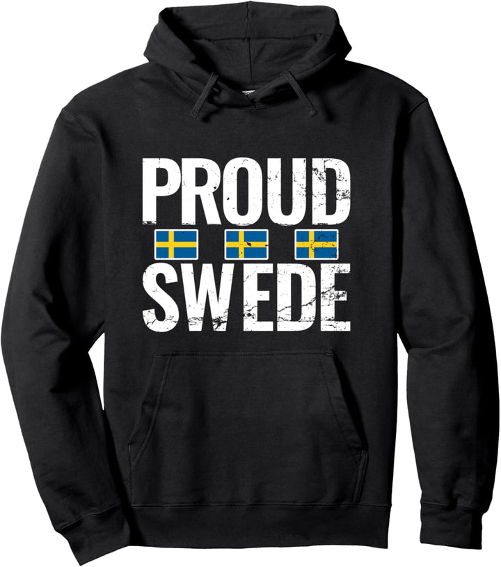 Proud Swede Schweden Schwedische Flagge Schwede Pullover Hoodie