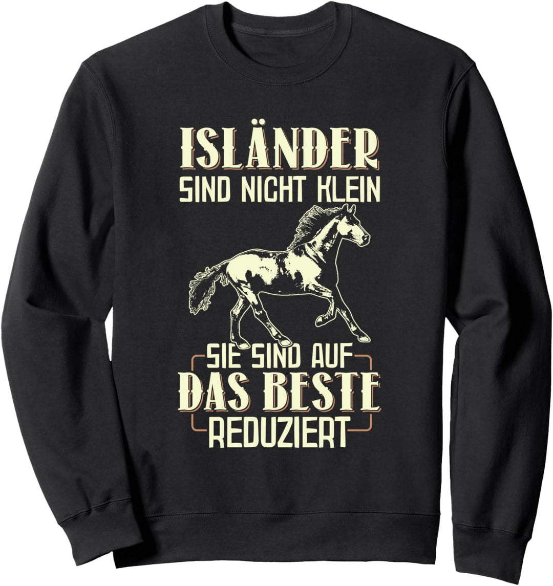 Pferde Geschenk Pferdebesitzer Reiter Reiterin Isländer Sweatshirt