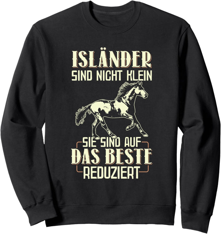 Pferde Geschenk Pferdebesitzer Reiter Reiterin Isländer Sweatshirt