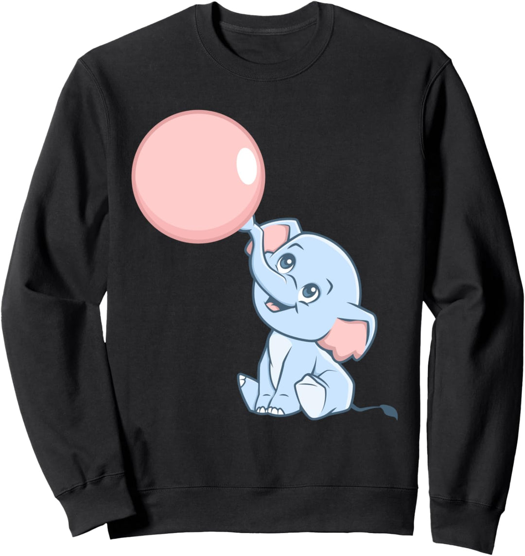 Baby Elefant Rosa Bubblegum Baby Shower Gender Reveal Sweatshirt