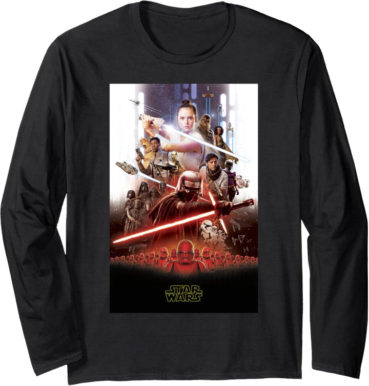Star Wars The Rise Of Skywalker Movie Poster Langarmshirt