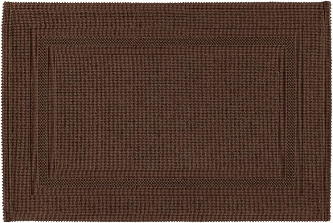 RHOMTUFT Badteppich Gala eckig 60 x 90 cm Farbe: Mocca Mocca - 406 60x90 cm, Mocca - 406 60x90 cm