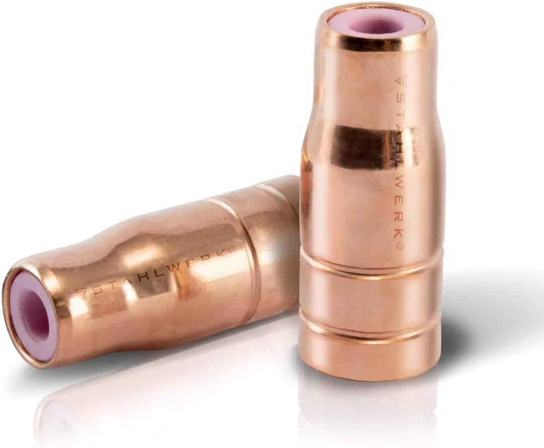 STAHLWERK Set Fülldrahtdüse 2er Pack + Fülldraht 1 kg 0,8 mm + STAHLWERK Schweiss-Trennspray