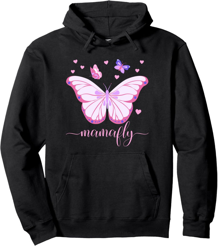 Mama Schmetterling Und Herzchen Mamafly Pullover Hoodie