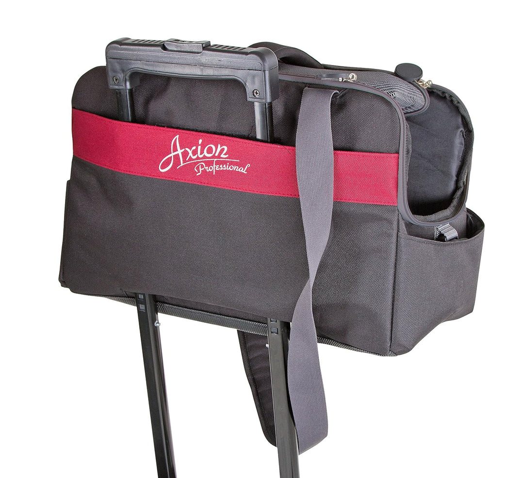 Kerbl 80593 Tragetasche Axion, 44 x 20 x 27 cm, schwarz/rot