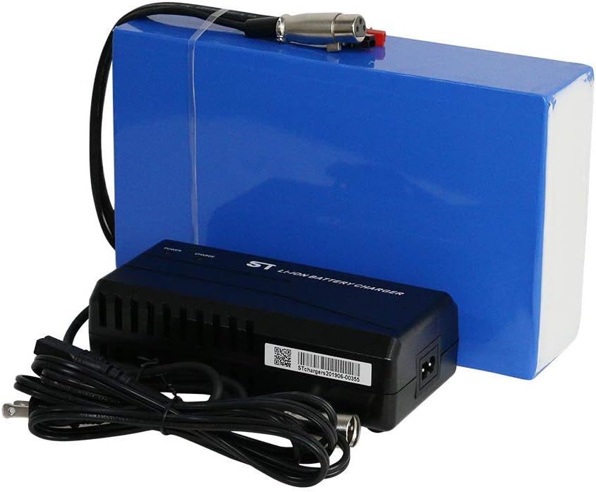 Yasco 48V Ebike Akku Rechteckig Ebike Batterie- Lithium ion Elektrische Fahrrad Batterie für 1800W/
