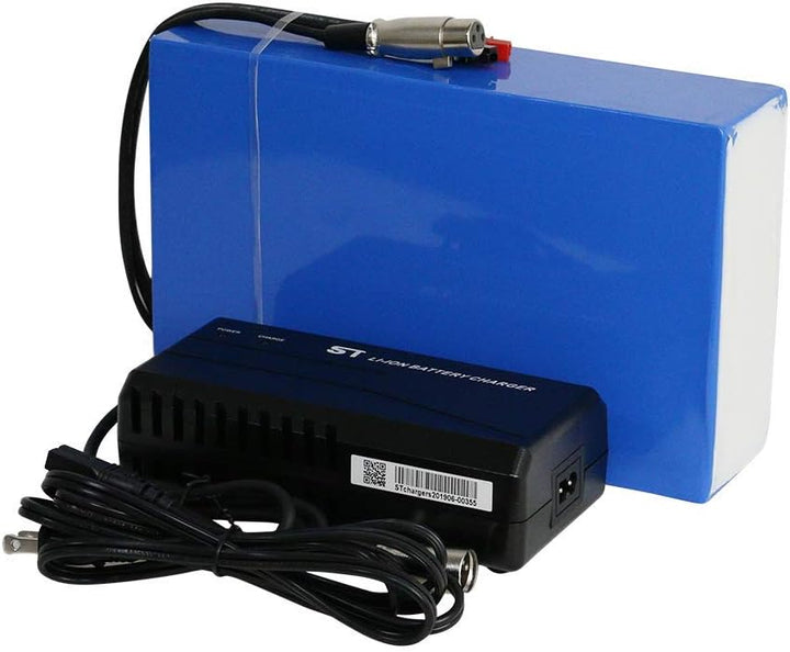 Yasco 48V Ebike Akku Rechteckig Ebike Batterie- Lithium ion Elektrische Fahrrad Batterie für 1800W/