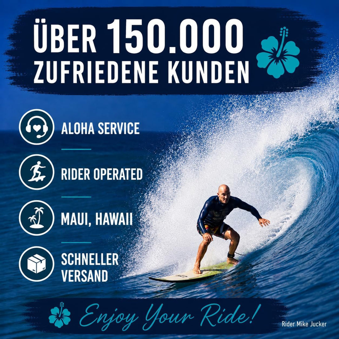 JUCKER HAWAII Longboard Rollen Allround Cruiser Wheels - Mit oder ohne Kugellager KAKU inkl. Kugella