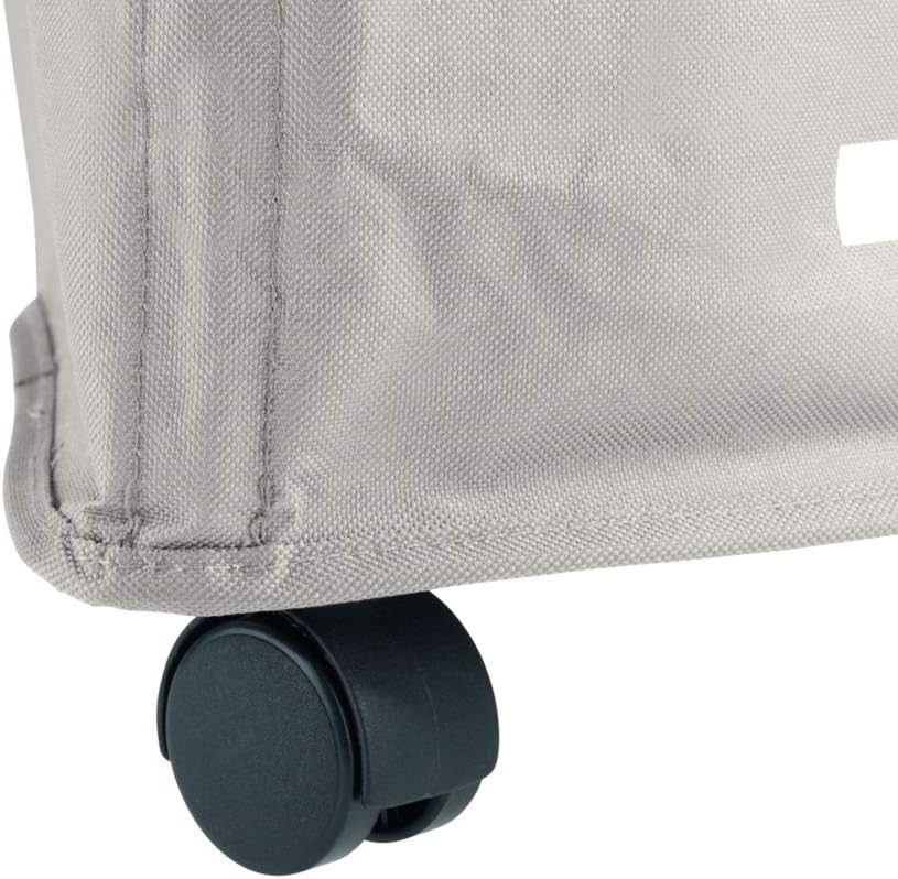 WENKO Wäschesammler Tresco Beige - Wäschekorb Fassungsvermögen: 50 l, Polyester, 33 x 60 x 33 cm, Be