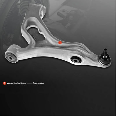 Frankberg 1x Radaufhängung Lenker Vorne Rechts Unten Kompatibel mit Q7 4LB 2010-2015 C.a.y.e.n.n.e 9