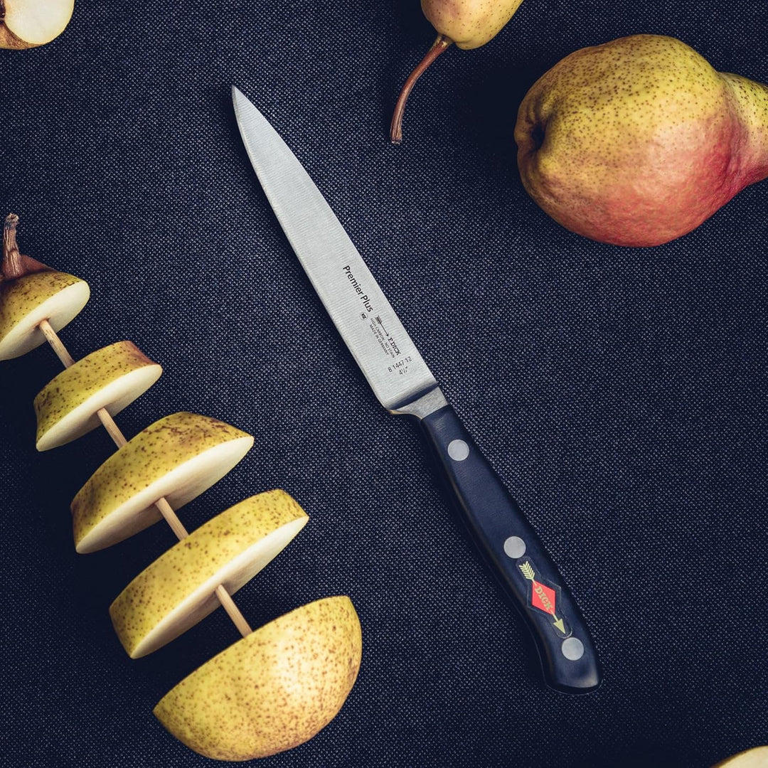F. DICK Premier Plus Officemesser (Klingenlänge 12 cm, Kochmesser, Gemüsemesser, Küchenmesser, Härte