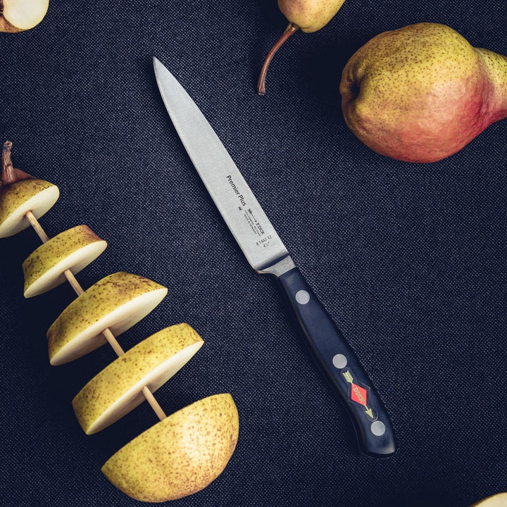 F. DICK Premier Plus Officemesser (Klingenlänge 12 cm, Kochmesser, Gemüsemesser, Küchenmesser, Härte
