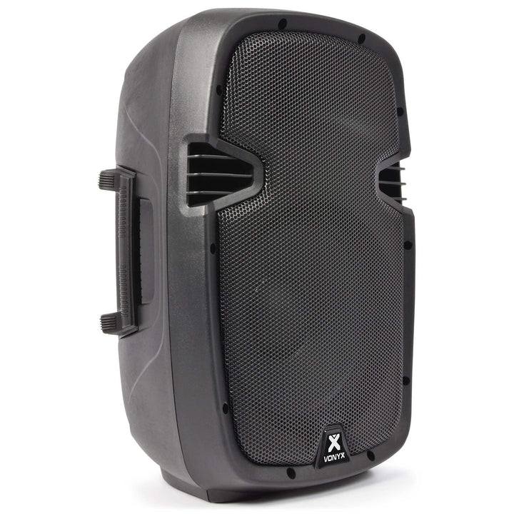 Vonyx SPJ-1000ABT Aktivlautsprecher 400 W mit 10-Zoll-Tieftöner, Bluetooth, MP3-Player und Fernbedie