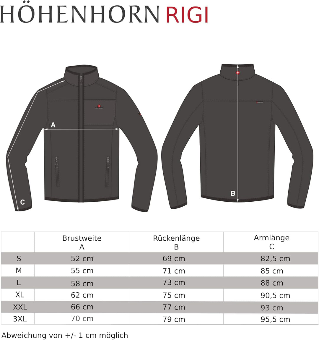 Höhenhorn Rigi Herren Regen Jacke Outdoor Rain Freizeitjacke Kapuze Regenjacke S Blau, S Blau