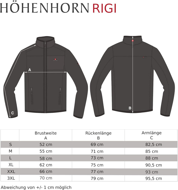 Höhenhorn Rigi Herren Regen Jacke Outdoor Rain Freizeitjacke Kapuze Regenjacke S Blau, S Blau