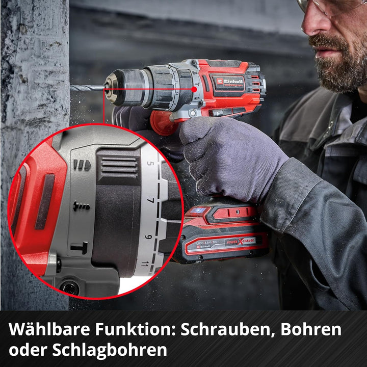 Einhell Professional Akku-Schlagbohrschrauber TP-CD 18/70 Li-i BL (18 V, Brushless, 70 Nm, Schlagboh