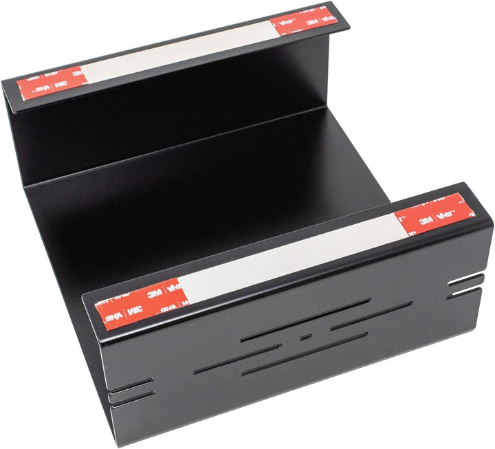 Schulte D1853 68 Duschablage zum Kleben, Mattschwarz, Aufbewahrung von Duschzeug, ohne bohren fürs B