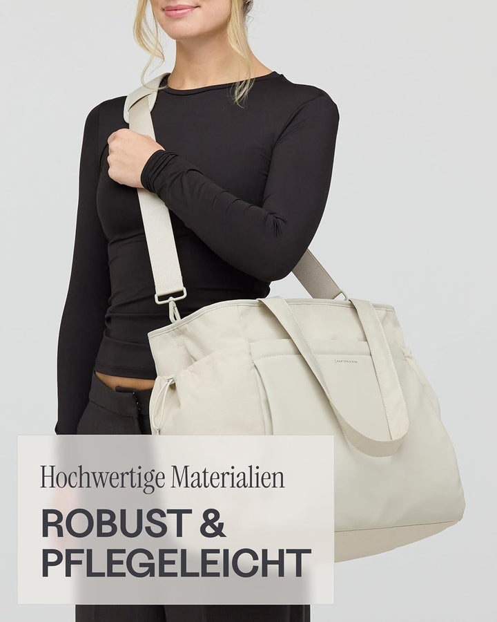 Kapten & Son Shopper Hellvi Diaper Set 25 L | Wickeltasche mit Kinderwagen- und Kofferbefestigung |