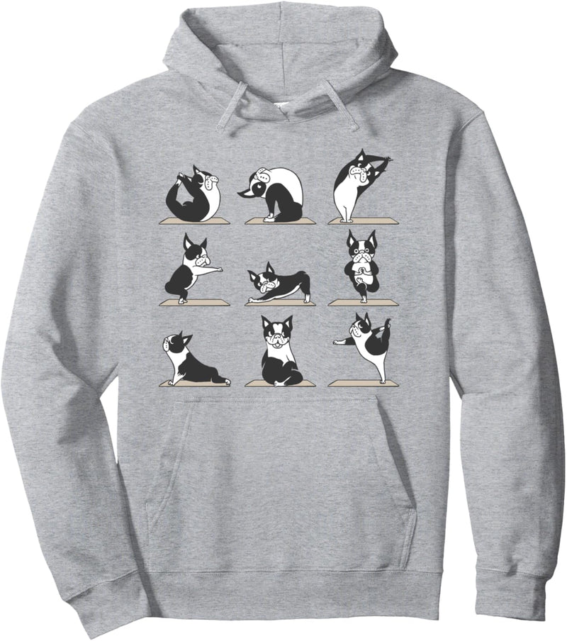 Boston Terriers Yoga Pullover Hoodie