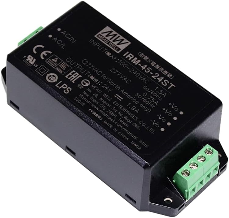 Mean Well IRM 45W 3.8A Schaltnetzteil IRM-45-5, IRM-45-5