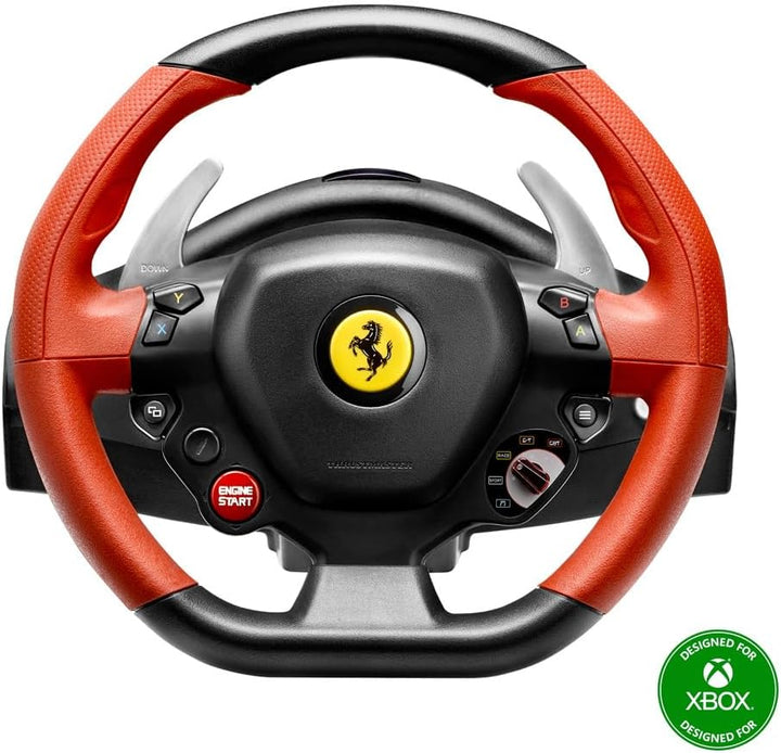 Thrustmaster Ferrari 458 Spider Racing Wheel - Realistisches Rennlenkrad mit offizieller Ferrari-Liz