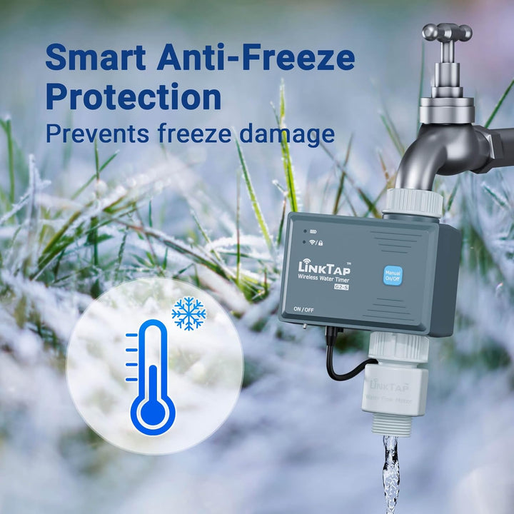 LinkTap G2S Drahtlose Bewässerungscomputer - Erfordert Gateway - Smarte Wasserzeitschaltuhr mit Wass