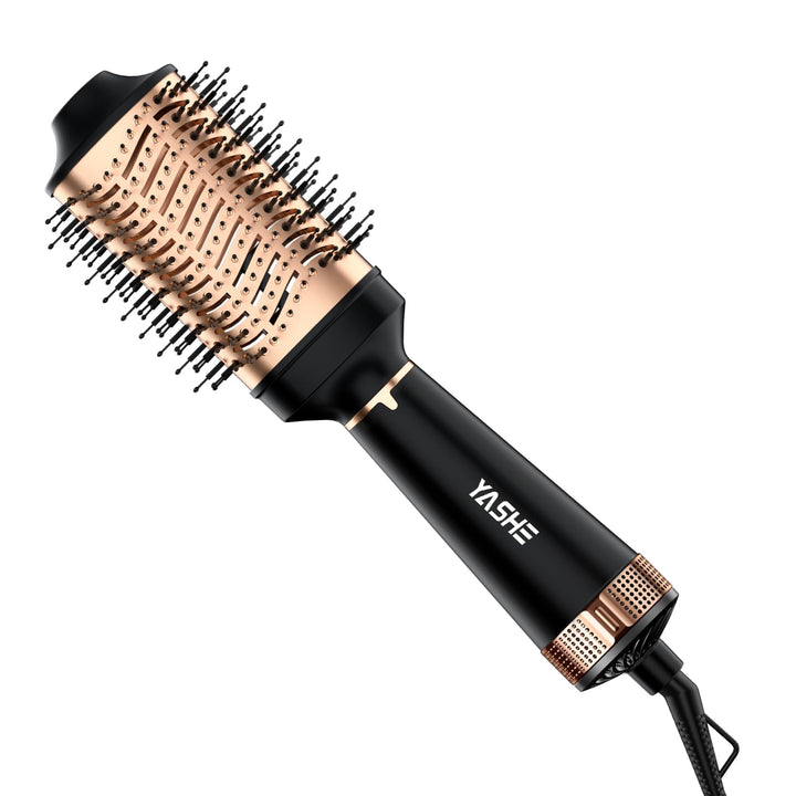YASHE Haartrocknerbürste, 4-in-1-Föhnbürste für Haarstyler, 1200 W Keramik-Turmalin-Negativ-Ionen-Ha