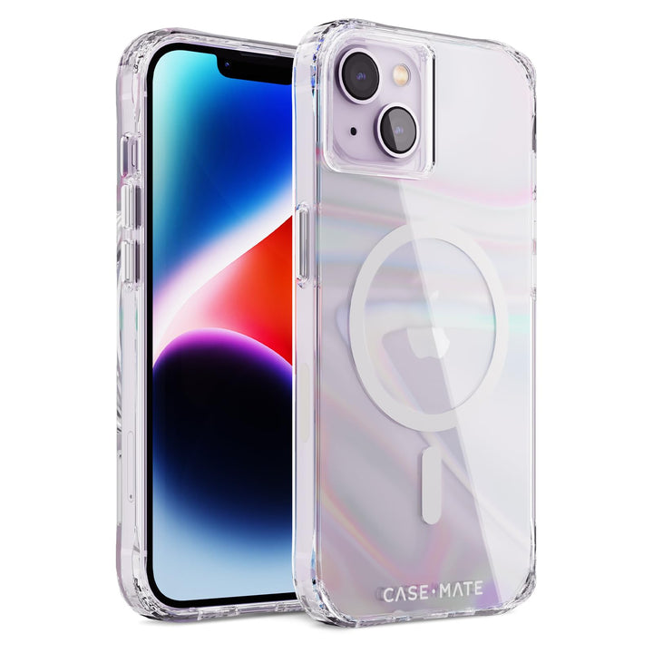 case-mate Soap Bubble MagSafe Case Schutzhülle kompatibel mit Apple iPhone 14 Plus Hülle Regenbogen