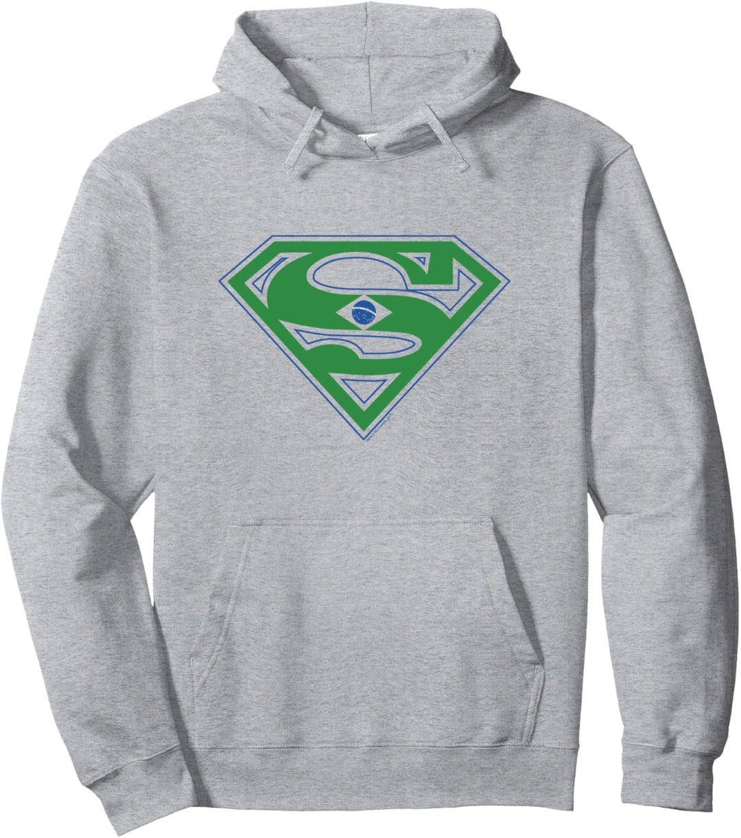 Superman Brazil Shield Pullover Hoodie