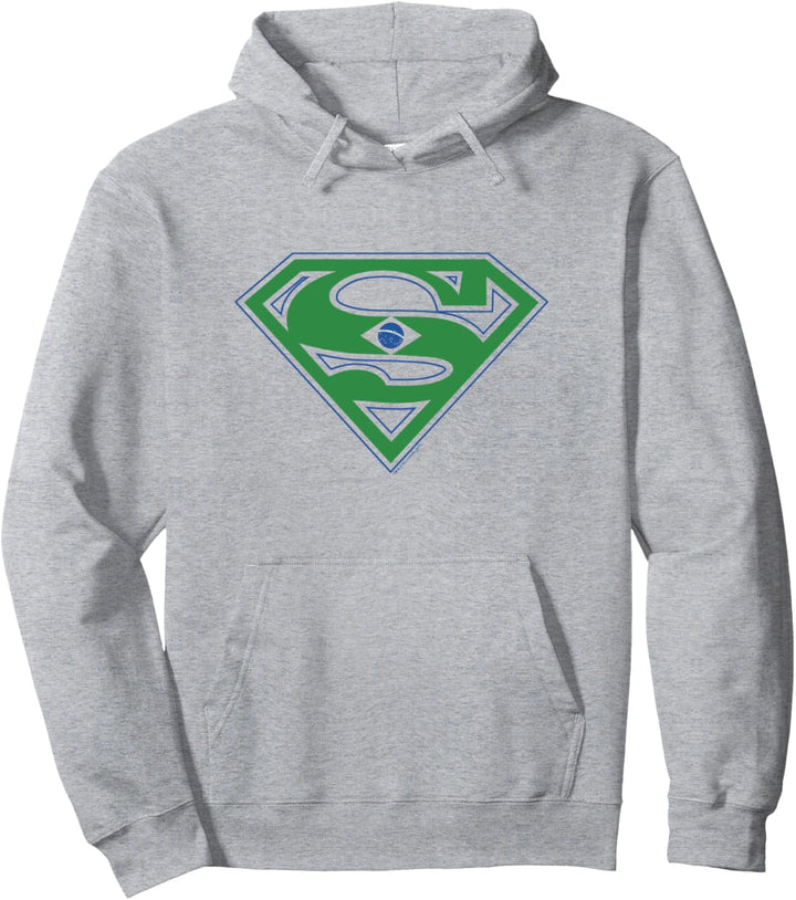 Superman Brazil Shield Pullover Hoodie