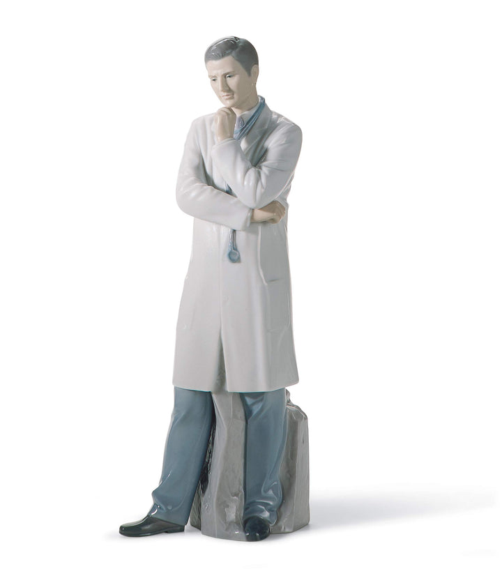 LLADRÓ Figur Arzt. Arzt Doktor. Porzellan.