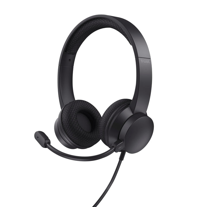 Trust Ayda USB Headset mit Mikrofon On-Ear, Noise Cancelling ENC Mikrofon, Leichtes Design, 65% Recy