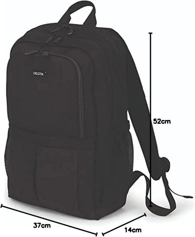 Dicota Unisex Rucksack Rucksack Laptop Schwarz