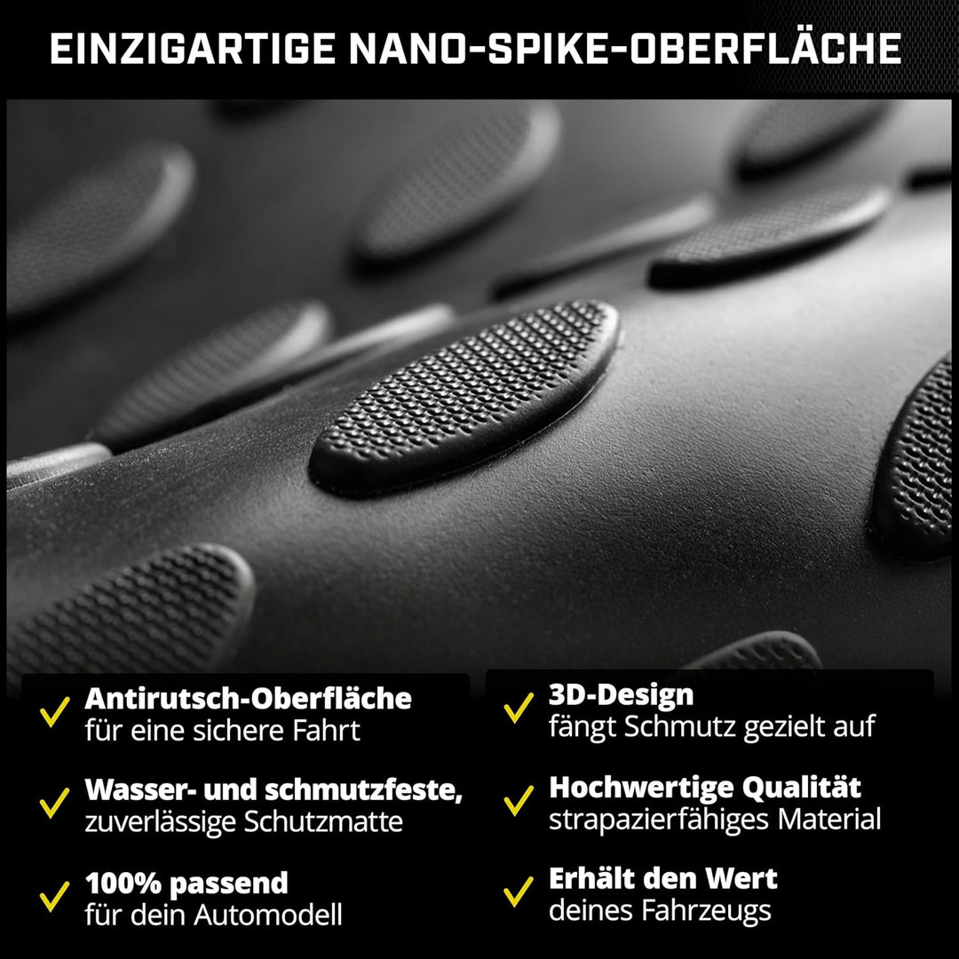 Walser XTR Kofferraumwanne für Hyundai i30 2016-Heute, oberer Ladeboden, 100% passgenaue Antirutschm