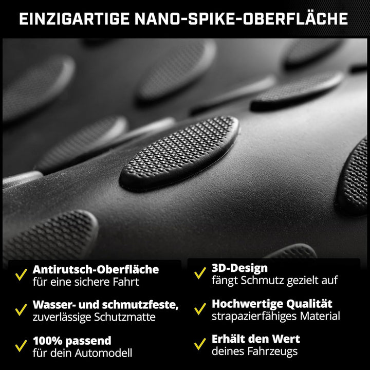 Walser XTR Kofferraumwanne für Hyundai i30 2016-Heute, oberer Ladeboden, 100% passgenaue Antirutschm