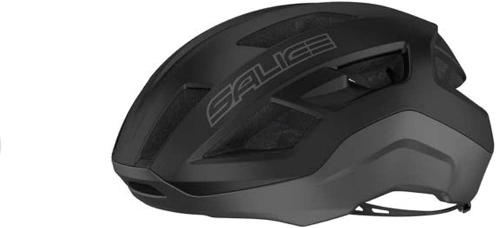 SALICE Unisex – Erwachsene Bike Helmet Size S-m 51-58 Schwarz Wind Fahrradhelm, M
