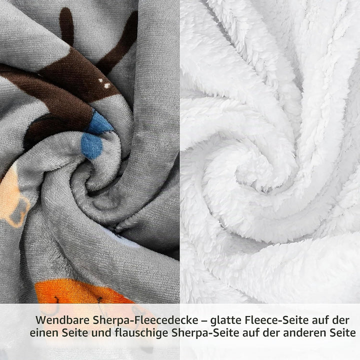 Catalonia Classy Sherpa Decke Kuscheldecken, Extra Dicke Warm Sofadecke Couchdecke in zweiseitig, Su