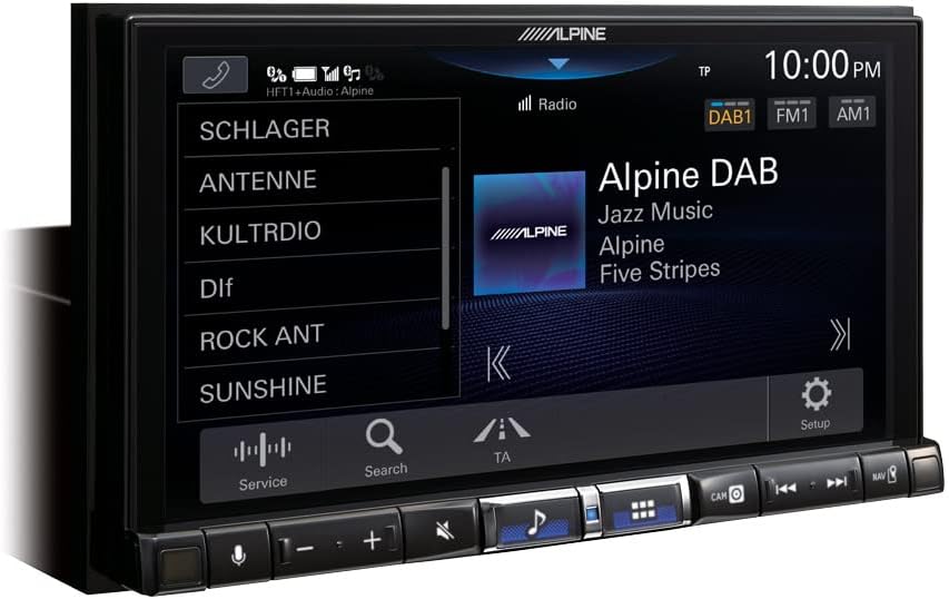 Alpine iLX-705D | Wireless Apple CarPlay und Android Auto Autoradio mit 7 Zoll Display