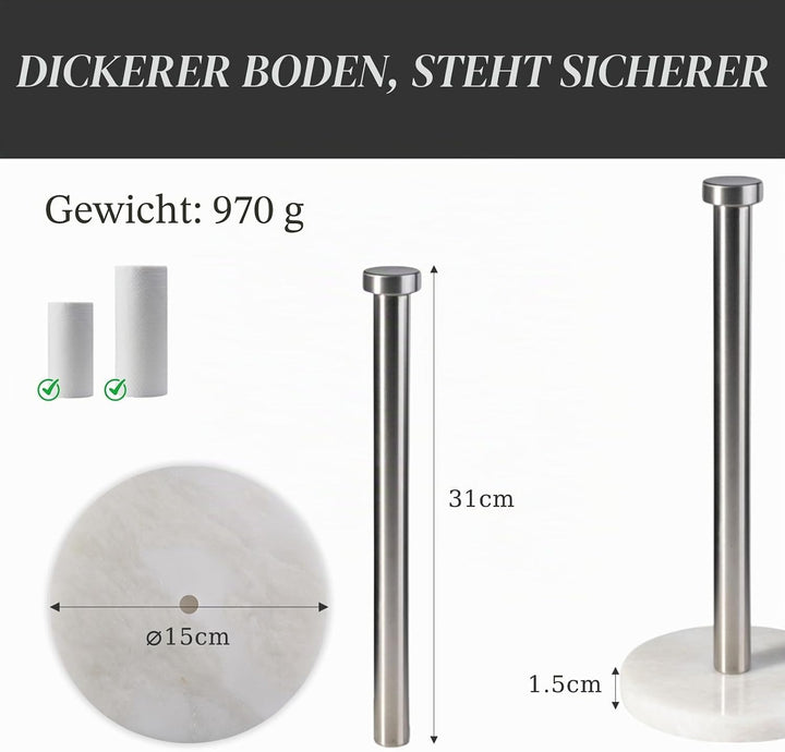 Metall-Taschentuchhalter (Silber), Silber