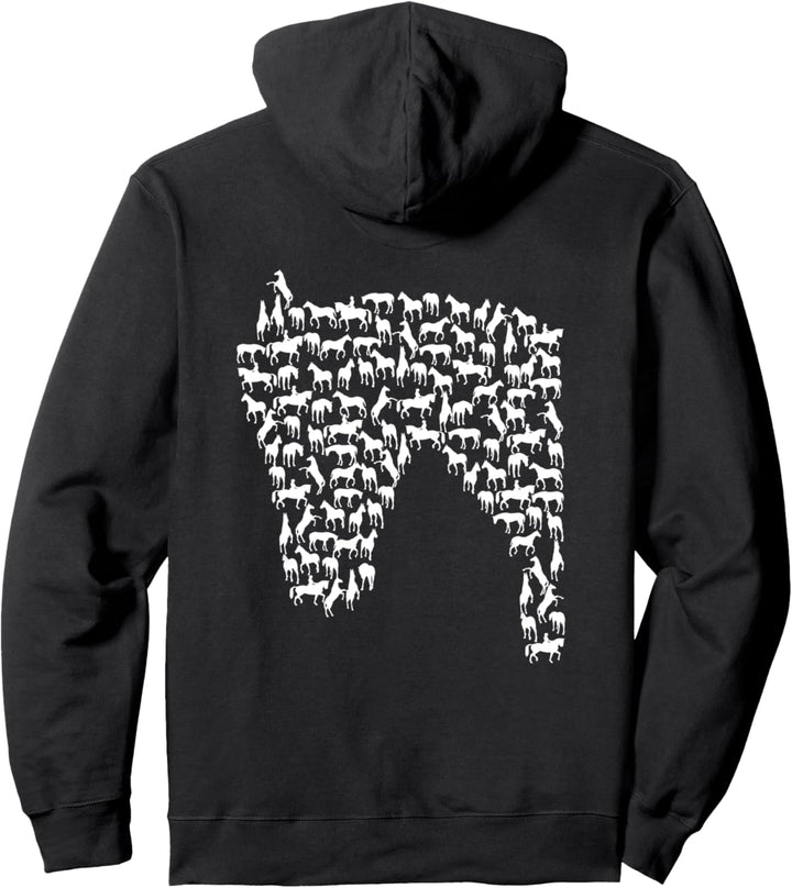Dressurpferd - Dressur reiten Pferde Dressur Reiten mädchen Pullover Hoodie