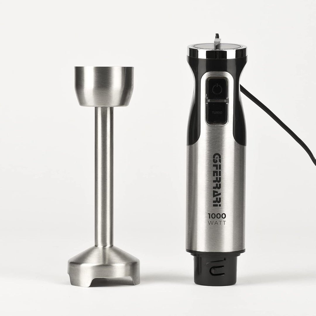 G3 Ferrari G20143 Antelao3-in-1 Stabmixer-Set mit Mixstab, Schneebesen und Zerkleinerer, DC-Motor, 1