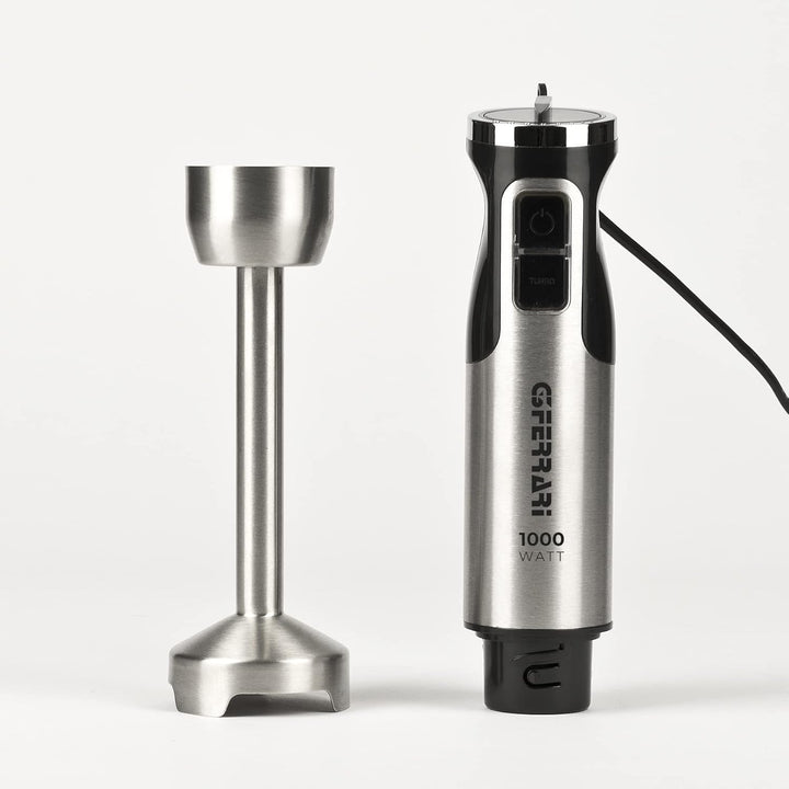 G3 Ferrari G20143 Antelao3-in-1 Stabmixer-Set mit Mixstab, Schneebesen und Zerkleinerer, DC-Motor, 1