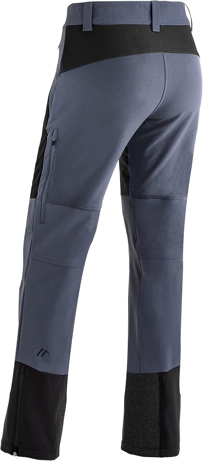 Maier Sports Damen Ofot Hybrid Hose Bergsporthose Skitourenhose 42 Blau, 42 Blau