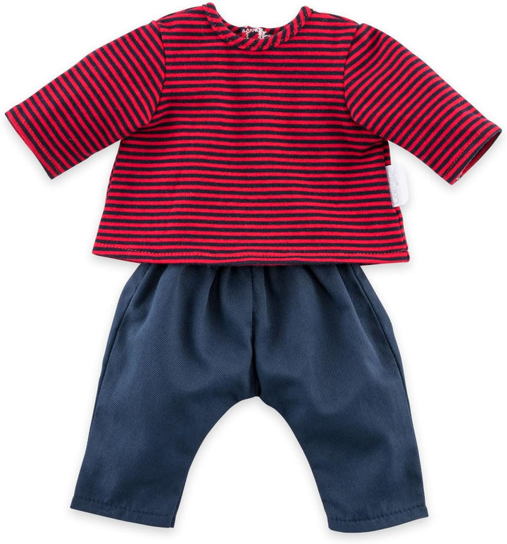 Corolle 110390 Marinière & Hose für Puppen, 30 cm Puppenkleidung, blau