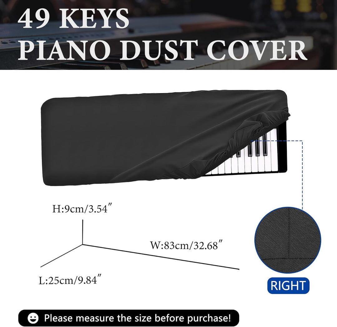 Staubschutz für Klaviertastatur mit 49 Tasten, kompatibel mit A-500PRO, NI A49, Nektar Panorama T4 4