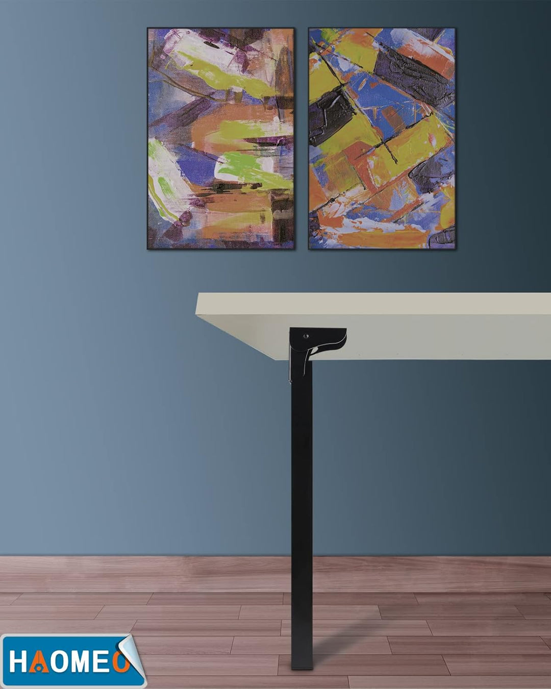 2 Stück Tischbeine Klappbar Kurz Eckig, Klappbare SofafüssE KlappbettfüssE, Höhe 14～50cm erhältlich